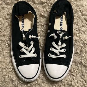 Size 9 Converse All Stars - slip on